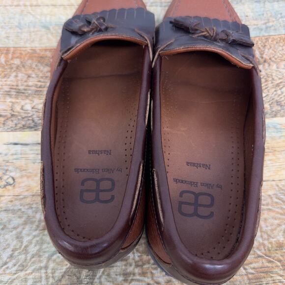 Allen Edmonds Nashua Tassel Loafer Brown Leather Shoes Mens Size 11.5 E New main image 6